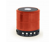 Gembird SPK-BT-08-R, Bluetooth Portable Speaker, 3W (1x3W) RMS, Bluetooth v.2.1+EDR, built-in Li-Polymer battery -400mAh, track control, Handsfree mode, Red